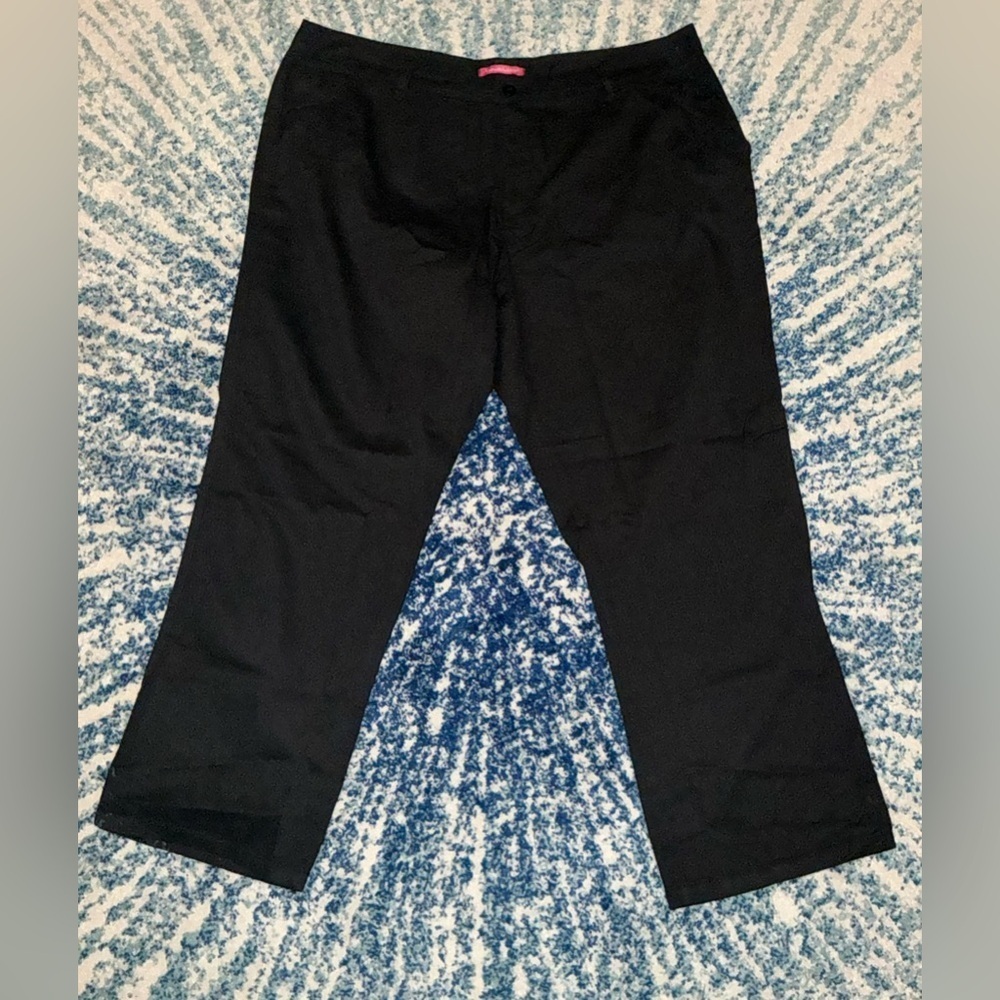 Woman Within Black Natural Fit Pants (NWOT)